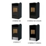 Poêle mixte hybride ventilé bois granules - BRONPI Hybrid 10 kW – Image 4