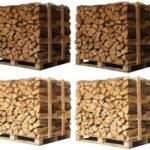 4 x Palettes (2 chêne blanc + 2 Hêtre/Charme) – Bûches de 40 cm