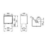 Poêle à bois sur pieds - BRONPI Arus 9.5 kW – Image 9