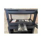 Poêle à bois raccordable 3 vitres avec bûcher - FIREMATIC Calgary - L 13.5 kW – Image 7