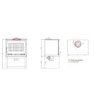 Poêle à bois raccordable avec bûcher - FIREMATIC Toronto - S 12.6 kW – Image 6